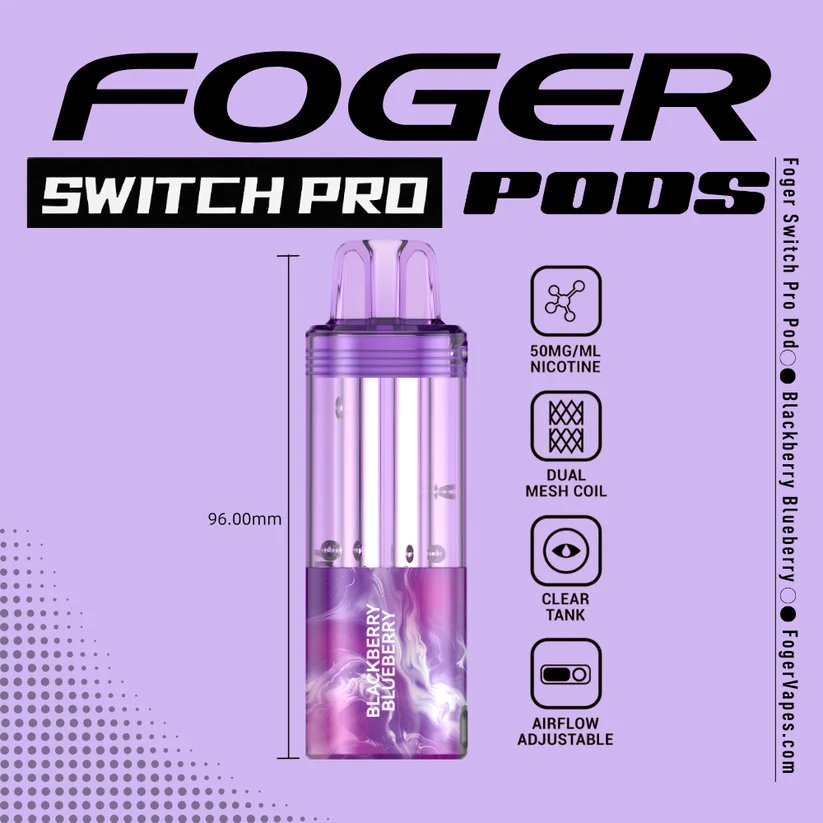 Blackberry Blueberry Foger Switch Pro Pod 30K Puffs