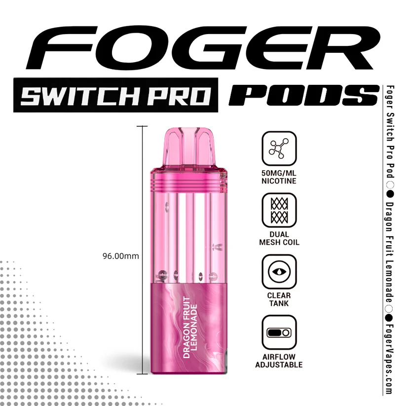 Dragon Fruit Lemonade – Foger Switch Pro Pod | 30K Puffs
