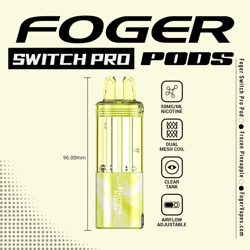 Frozen Pineapple – Foger Switch Pro Pod | 30K Puffs