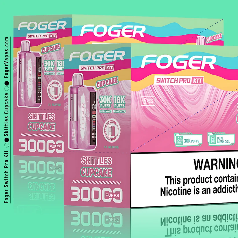 Skittles Cupcake – Foger Switch Pro Kit | 30K Puffs - Image 4