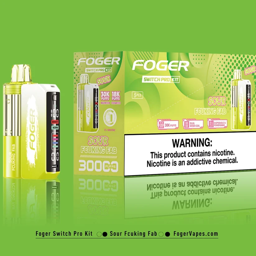 Sour Fcuking Fab Foger Switch Pro Kit 30K Puffs - Image 3