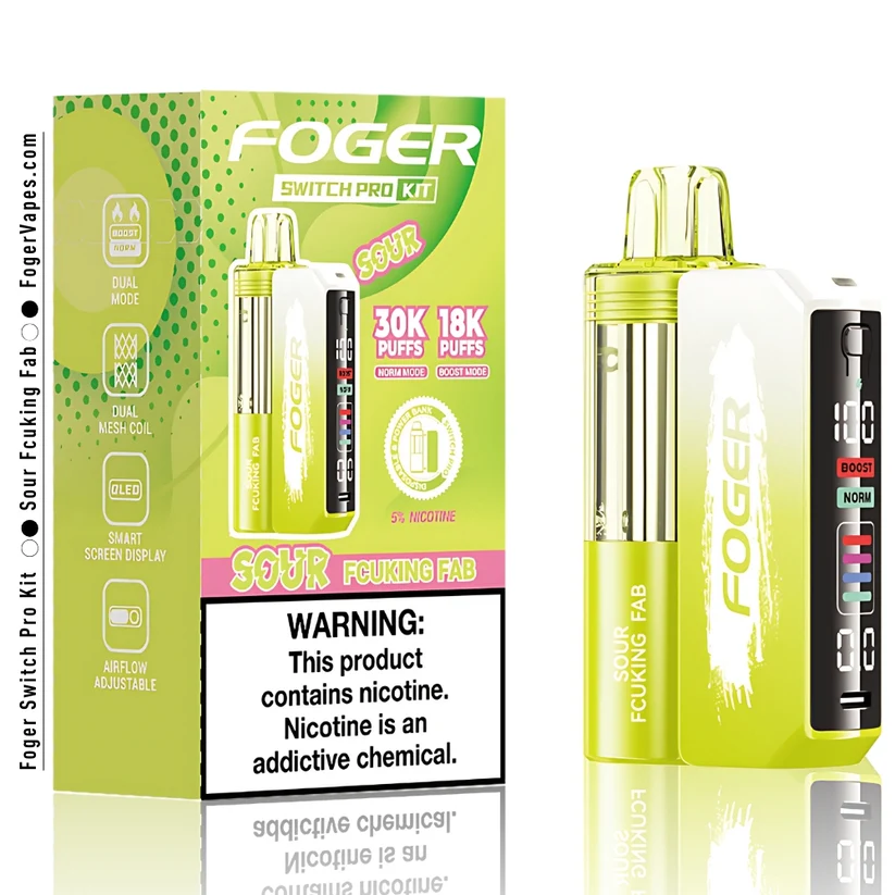 Sour Fcuking Fab Foger Switch Pro Kit 30K Puffs - Image 4