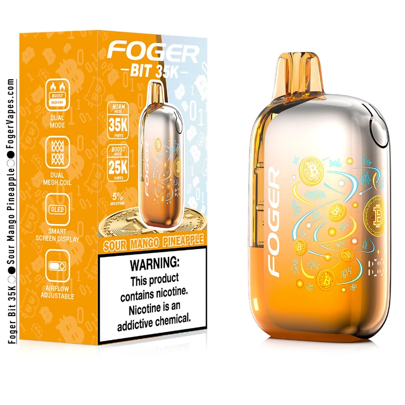 Sour Mango Pineapple – Foger Bit 35K Puffs - Image 3
