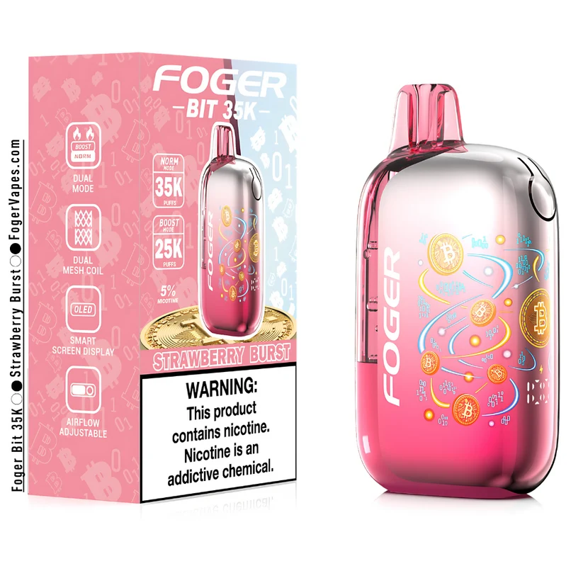 Strawberry Burst – Foger Bit 35K Puffs - Image 3