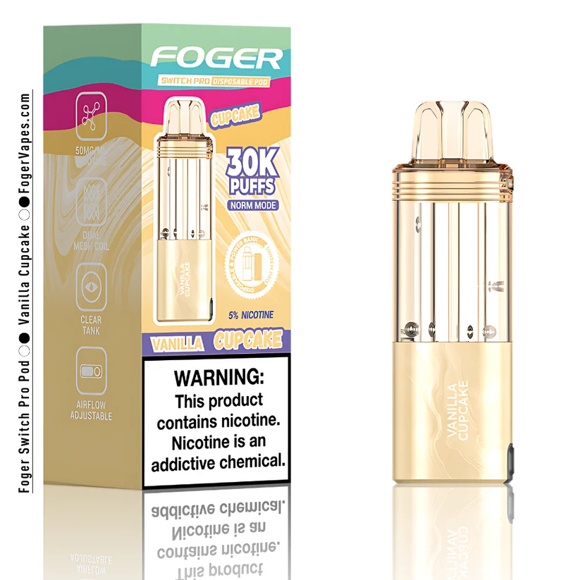 Vanilla Cupcake – Foger Switch Pro Pod | 30K Puffs - Image 3